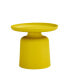 Yellow Side Table Small Space Stylish And Versatile Plastic Round Side Table