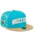 Фото #1 товара Men's Turquoise, Gold Charlotte Hornets 2023/24 City Edition 59FIFTY Fitted Hat