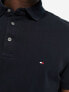 Tommy Hilfiger 1985 icon logo slim fit pique polo shirt in navy