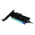 LC-Power PCI-Controller f.1xM.2 NVME NVME-SSD m.Kuehlkörper ARGB