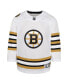 ფოტო #2 პროდუქტის Big Boys White Boston Bruins 100th Anniversary Premier Jersey