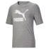 Фото #3 товара Футболка мужская PUMA Classics Logo Crew Neck Short Sleeve 100% хлопок цвета серый