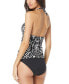 Фото #2 товара Women's Animal-Print O-Ring Tankini Top