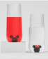 Mickey & Minnie Icon Tall Drinking Glass, Set of 2