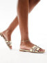 Фото #7 товара ALDO Deandra embellished flat sandals in gold