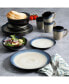 Фото #3 товара Couture Bands 16-piece Dinnerware Set Blue, Service for 4