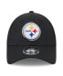 Men's Black Pittsburgh Steelers 2024 NFL Draft 9FORTY Adjustable Hat