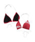 Фото #2 товара Women's Crimson Oklahoma Sooners Wordmark Bikini Top