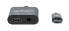 Фото #8 товара Manhattan USB-C to Headphone Jack (3.5mm) and USB-C (inc Power Delivery) - Black - 480 Mbps (USB 2.0) - Cable 11cm - Audio - With Power Delivery to USB-C Port (60W) - Equivalent to CDP235APDM - Three Year Warranty - Retail Box - Black