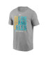 Фото #3 товара Men's Heathered Gray 2022 MLB All-Star Game Midsummer Classic T-shirt