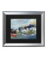 Фото #1 товара Richard Wallich Dock Matted Framed Art - 20" x 25"