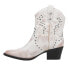 Фото #3 товара Dirty Laundry Nowhere Burnished Studded Cowboy Booties Womens Off White Casual B