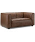 Фото #1 товара Blake 71" Leather Modern Deep Seat Loveseat