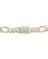 ფოტო #1 პროდუქტის Men's Diamond Figaro Link 24" Chain Necklace (1 ct. t.w.) in 10k Gold