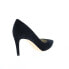 Фото #8 товара Bruno Magli Telma BW2TELA1 Womens Black Suede Slip On Pumps Heels Shoes 6.5