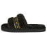 Фото #3 товара Puma Fluff Remix Star Slide Womens Black Casual Sandals 38864902