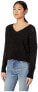 Фото #3 товара Free People 188772 Womens Best of You V-Neck Pullover Sweater Black Size Medium
