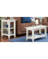 Фото #4 товара Shaker Cottage Bench with Shelf, Ivory