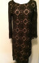 Фото #2 товара Studio M Women's New Lace Sheath Dress Black Size M