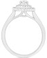 ფოტო #4 პროდუქტის Diamond Marquise Halo Engagement Ring (1-1/3 ct. t.w.) in 14k White Gold