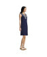 Women's Long Cotton Jersey Sleeveless Swim Cover-up Dress Print