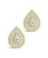 Scarlett Cubic Zirconia Teardrop Stud Earrings