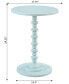 17.75" Medium-Density Fiberboard Palm Beach Spindle Table