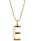 Фото #1 товара Sarah Chloe andi Initial Pendant Necklace in 14k Gold-Plate Over Sterling Silver, 18"