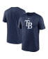 Фото #3 товара Men's Navy Tampa Bay Rays New Legend Logo T-shirt