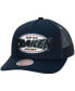 ფოტო #1 პროდუქტის Men's Navy Seattle Kraken Team Seal Trucker Snapback Hat