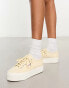 Superga – 2790 – Sneaker mit flacher Plateausohle in Beige