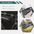 ROCKBROS Frame Bag Triangle Bag 1.2 L Bicycle Bag for MTB, Road Bikes, Water-Repellent Tool Bag