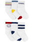 Фото #2 товара Toddler 6-Pack Crew Socks 2T-4T