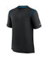 Фото #2 товара Men's Black Carolina Panthers Sideline Player UV Performance T-shirt