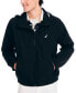 Фото #1 товара Men’s Classic Rainbreaker Hooded Zip-Front Lightweight Jacket