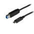 StarTech.com USB-C to USB-B Printer Cable - M/M - 1 m (3 ft.) - USB 3.1 (10Gbps) - 1 m - USB C - USB B - USB 3.2 Gen 2 (3.1 Gen 2) - Male/Male - Black