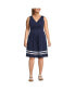 Фото #1 товара Women's Plus Size Women's Fit and Flare Dress