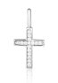 Silver pendant Cross with zircons SVLP1099XH2BI00