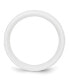 ფოტო #3 პროდუქტის Ceramic White Faceted Polished Wedding Band Ring