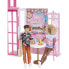Фото #3 товара BARBIE Dollhouse With Doll 2 Levels & 4 Play Areas Fully Furnished