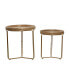 Фото #7 товара Wood Contemporary Accent Table Set, 2 Piece
