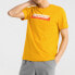 Фото #3 товара Skechers 运动时尚直筒T恤 男款 古金色 / Футболка Skechers T SMLC219M025-00D8