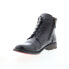 Фото #4 товара Bed Stu Bonnie F321012 Womens Black Leather Zipper Ankle & Booties Boots