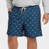 Фото #1 товара Men's Big & Tall 7" Crab Print Swim Shorts with Boxer Brief Liner - Goodfellow