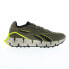 Reebok Zig Dynamica 4 Adventure Mens Green Canvas Lifestyle Sneakers Shoes