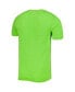 ფოტო #2 პროდუქტის Men's Charcoal and Neon Green Seattle Seahawks Meter T-shirt and Shorts Sleep Set