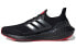 Фото #1 товара Кроссовки мужские Adidas Ultraboost 21 черно-красные 424 x AFC GV9716