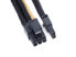Фото #6 товара SilverStone SST-PP07-PCIBG - 0.25 m - PCI-E (6+2 pin) - Female - Black - Gold