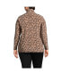 ფოტო #2 პროდუქტის Plus Size Anyweather Fleece Quarter Zip Pullover