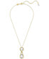 Фото #2 товара Swarovski gold-Tone Mixed Crystal Pendant Necklace, 15-3/4" + 2-3/4"